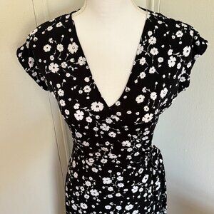 MK Black/ White Floral Dress